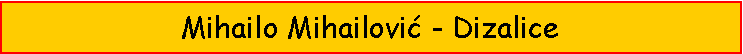 Text Box: Mihailo Mihailović - Dizalice