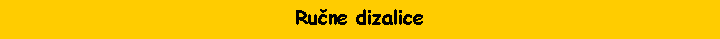 Text Box: Ručne dizalice